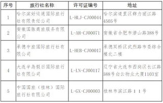 文旅部重拳出擊 取消注銷14家旅行社經營資格